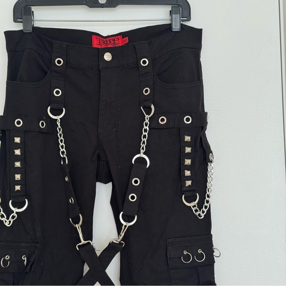 Tripp NYC Black and Red Label NO EXCUSE Pants Size M - Picture 5 of 10